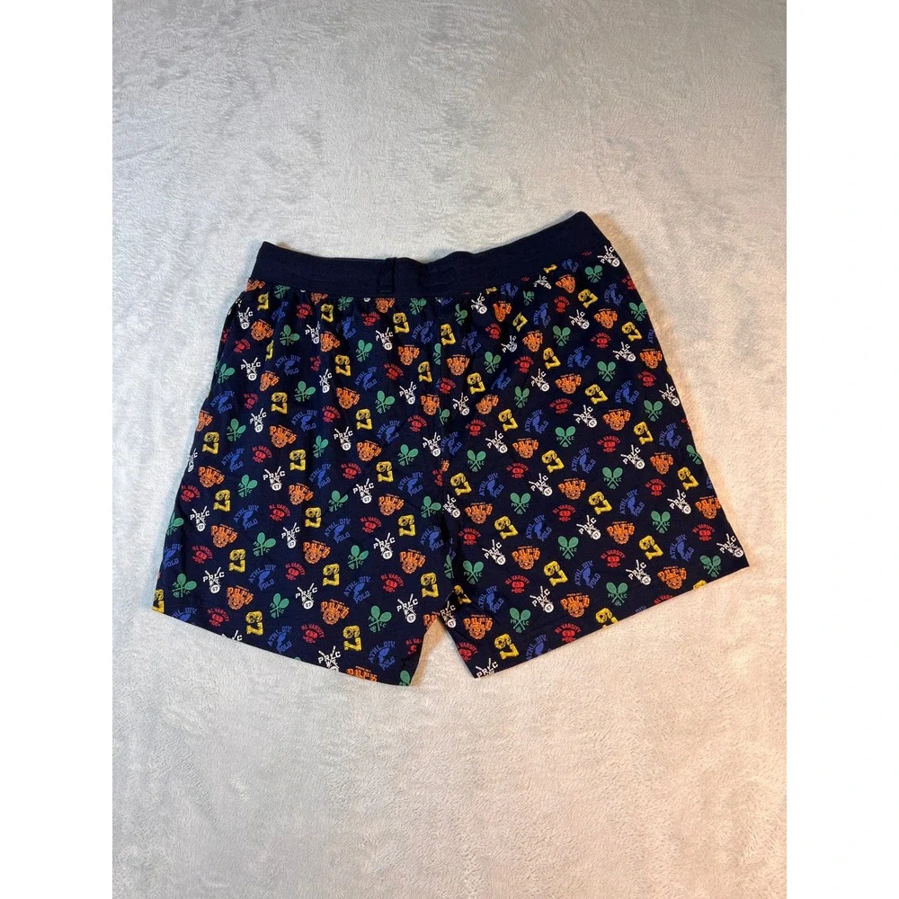 Polo Ralph Lauren All‎ Over Athletic Print Knit Sleep Shorts Men's Size Medium